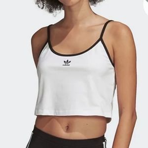 Adidas Spaghetti Strap Cropped Top M, XL NWT